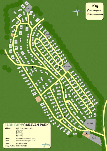 Download of PDF map of our caravan park, based in Abersoch, North Wales